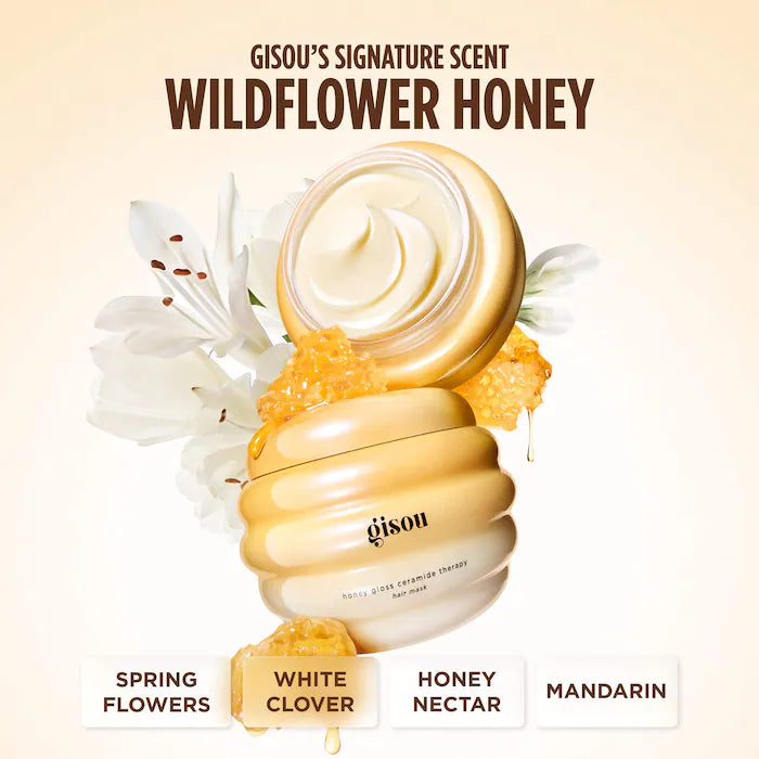 Gisou Honey Gloss Ceramide Therapy Hydrating Hair Mask