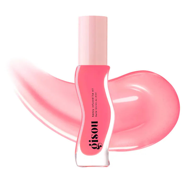 Gisou Honey Infused Hydrating Lip Oil - Raspberry Swirl