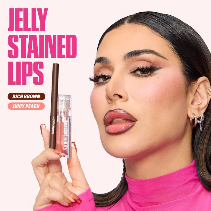 Huda Beauty Faux Filler Ultra-Hydrating Tinted Jelly Lip Oil