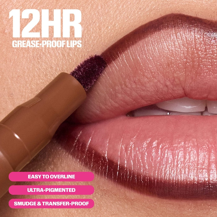 Huda Beauty Lip Contour Lip Stain – 12-Hour Wear