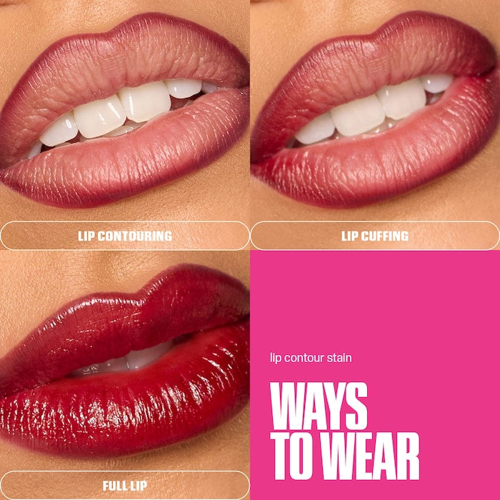 Huda Beauty Lip Contour Lip Stain – 12-Hour Wear