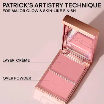 PatrickTa Major Headlines Double-Take Crème & Powder Blush Duo