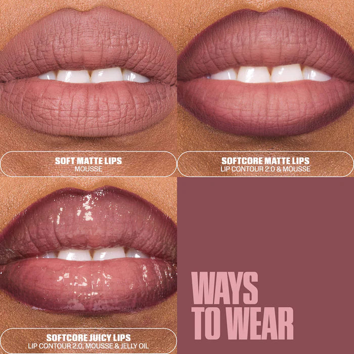 Huda Beauty Liquid Matte Mousse Soft Blur Lip Cream - Rosy nude